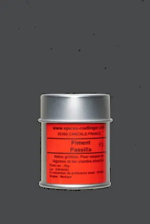 Épices Rœllinger Collection Of Chilli Peppers | Our Selection<Pasilla Chile F3 (Mexico)