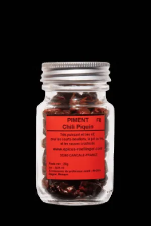 Épices Rœllinger Collection Of Chilli Peppers<Piquin Chile whole F8 ( Mexico)